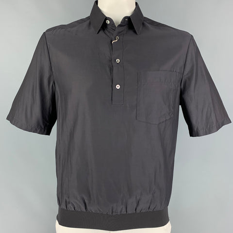 MCQ by ALEXANDER MCQUEEN Size XL Charcoal Short Sleeve Shirt