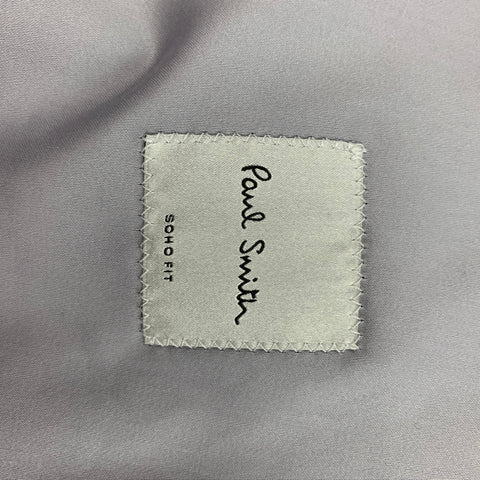 PAUL SMITH Soho Fit Size 44 Regular Lilac Cotton Notch Lapel Sport Coat