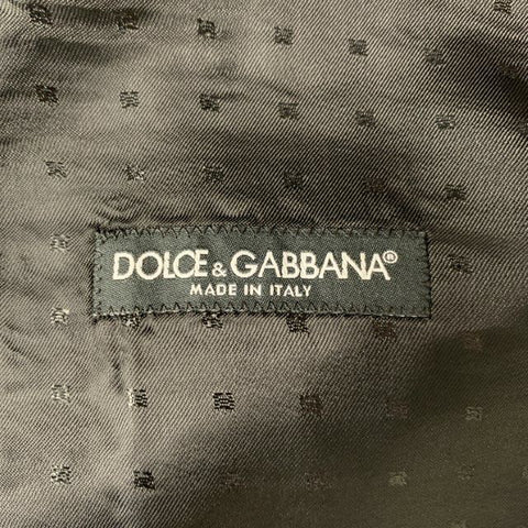 DOLCE & GABBANA Size 44  Purple/ Blue Squares Silk &  Polyester Vest