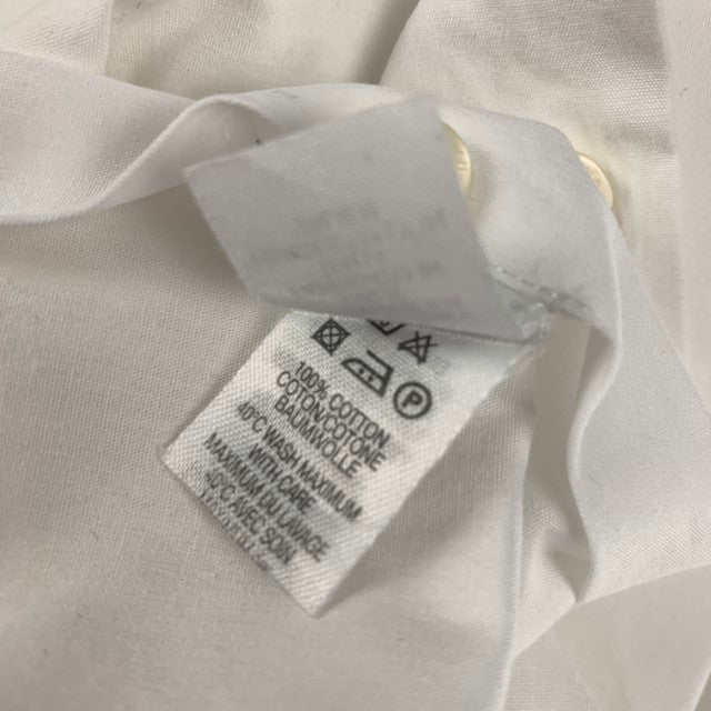 PAUL SMITH Size M White Cotton Button Up Tailored Fit Shirt