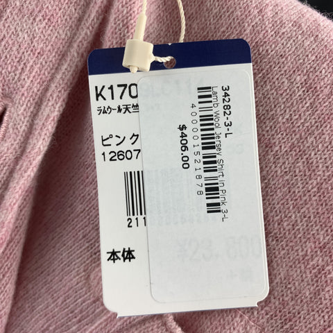 KAPITAL Rose Knitted Wool Button Up Size L Long Sleeve Shirt
