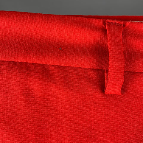 PAUL SMITH Taille 36 Pantalon habillé rouge à devant plat