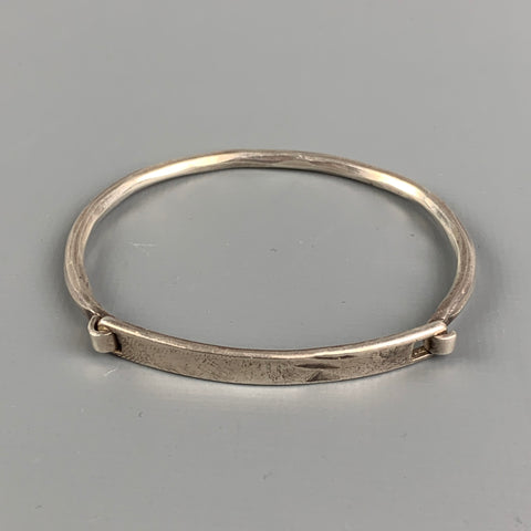 WERKSTATT:MUNCHEN Sterling Silver Closure Tag Tool Traces Bracelet