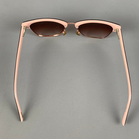 TED BAKER Brown Pink Acetate Sunglasses & Eyewear