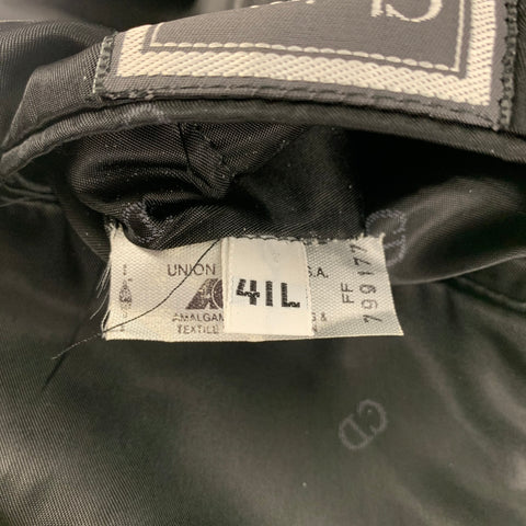 Vintage CHRISTIAN DIOR Size 41 Black Long Virgin Wool Tuxedo Suit