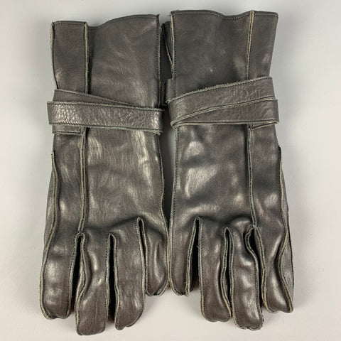 Vintage Y's by YOHJI YAMAMOTO Size One Size Black Leather Gloves