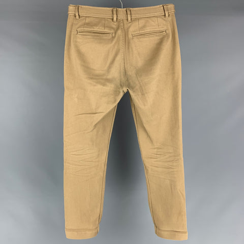 CORRIDOR Size 32 Camel Corduroy Cotton Flat Front Casual Pants