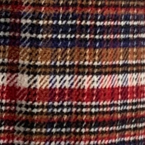 SCOTCH AND SODA Size L Red Blue Plaid Wool Polyester Jacket