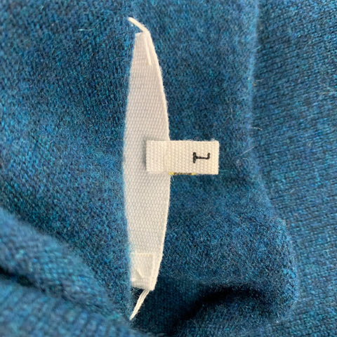 MAISON MARGIELA Size S Teal Cashmere Oversized Pullover
