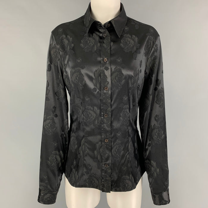 D&amp;G by DOLCE &amp; GABBANA Camisa Jacquard Poliéster Negra Talla Única