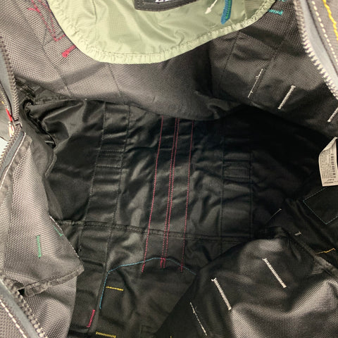 Sac bowling week-end en nylon multicolore noir ZARA