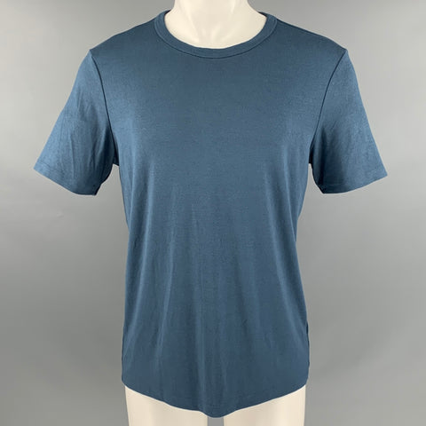 THEORY Size M Blue Modal Blend Jersey T-shirt