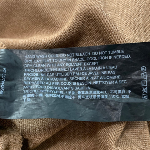 THEORY Size M Camel Modal Blend Jersey T-shirt