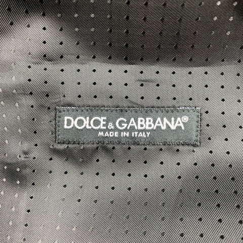 DOLCE & GABBANA Size 38 Black Silk Blend Slit Pockets Vest