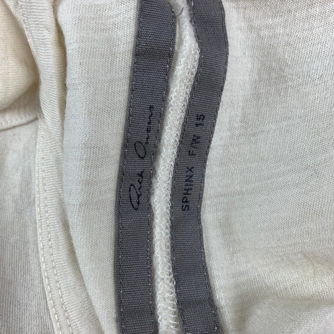 RICK OWENS SPHINX FW 15 Beige Sleeveless T-shirt