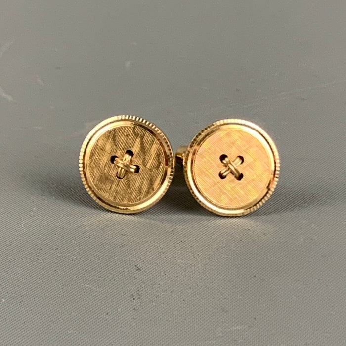 Boutons de manchette bouton doré CHRISTIAN DIOR
