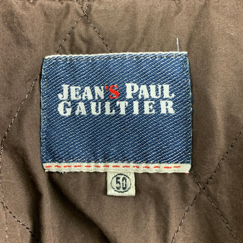 JEAN PAUL GAULTIER Size 40 Brown Button Up Simulated Vest Sailor Back Jacket