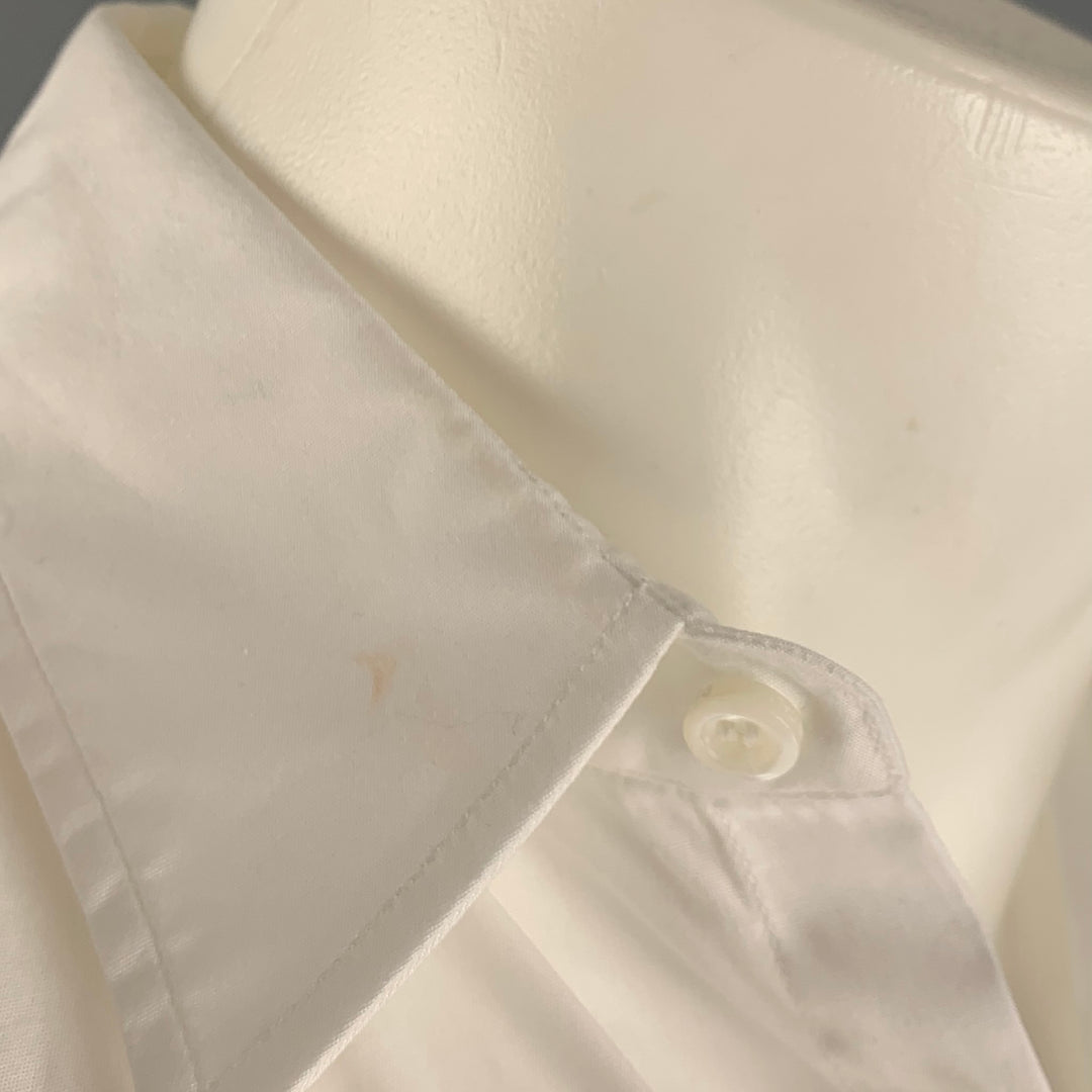 DSQUARED2 Size XXS White Cotton Button Up Shirt