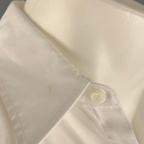DSQUARED2 Size XXS White Cotton Button Up Shirt