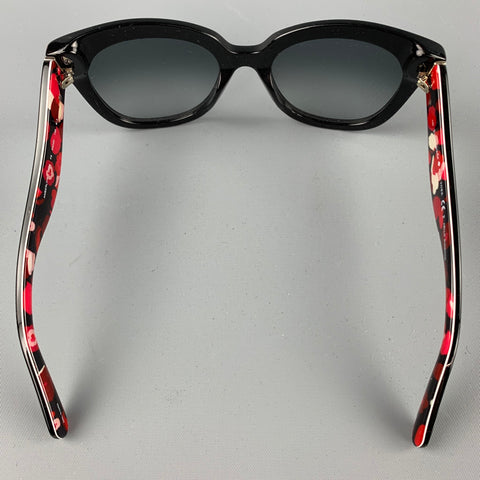 KATE SPADE Amberlys Black Acetate Cat Eye Sunglasses