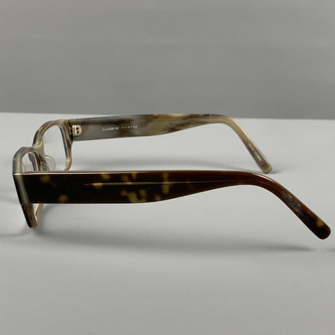 HAMBURG EYEWEAR Lunettes de soleil et lunettes en acétate écaille de tortue marron