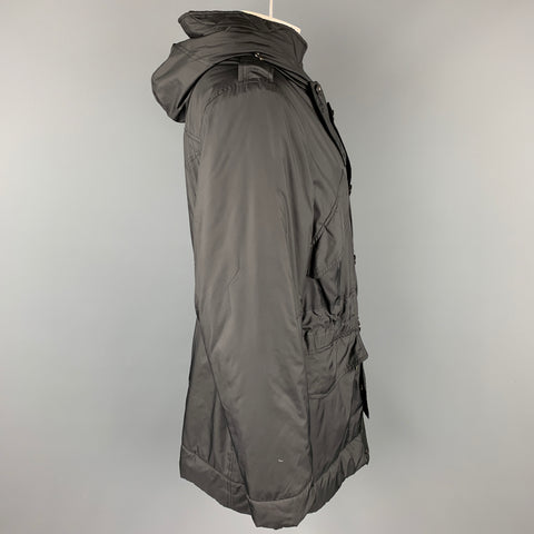 POLO by RALPH LAUREN Size L Black Nylon Hooded Jacket