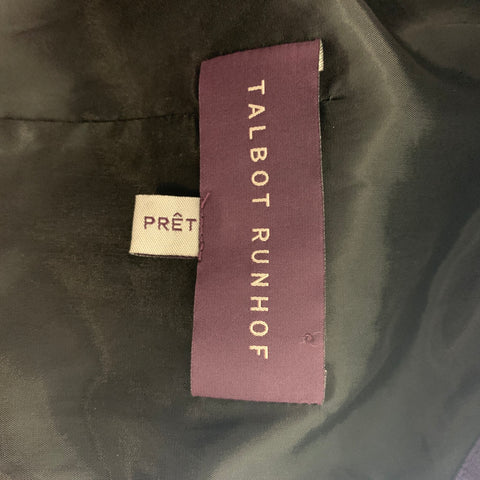 TALBOT RUNHOF Taille 4 Robe violette sans manches froncée