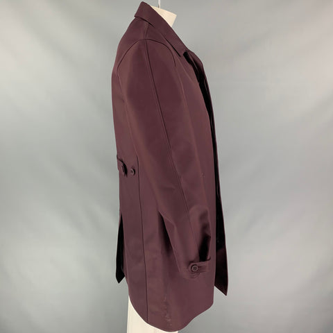BURBERRY PRORSUM Pre-Fall 2013 Size 46 Purple Raincoat
