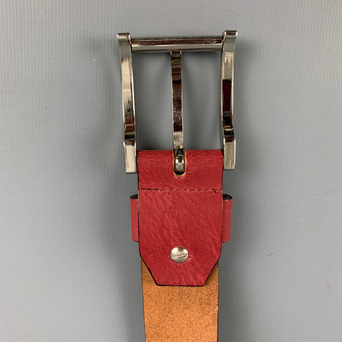 SP Size 39 Red Leather Belt