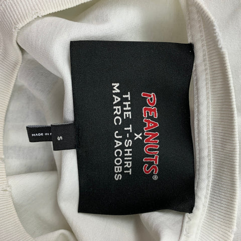 MARC JACOBS x PEANUTS Size S White Cotton Crew-Neck T-shirt