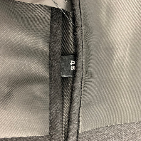 THE KOOPLES Size 38 Black Wool Notch Lapel Sport Coat