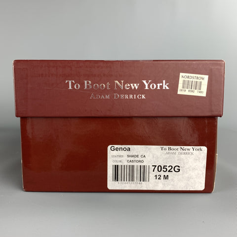 TO BOOT NY Size 13 Brown Leather Wingtip Lace Up Shoes