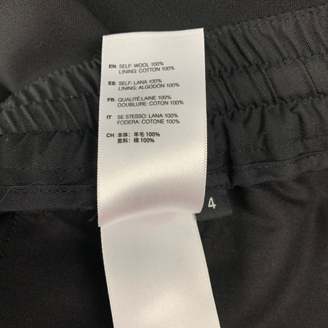 JOHN ELLIOTT Size L Black Wool Elastic Waistband Casual Pants