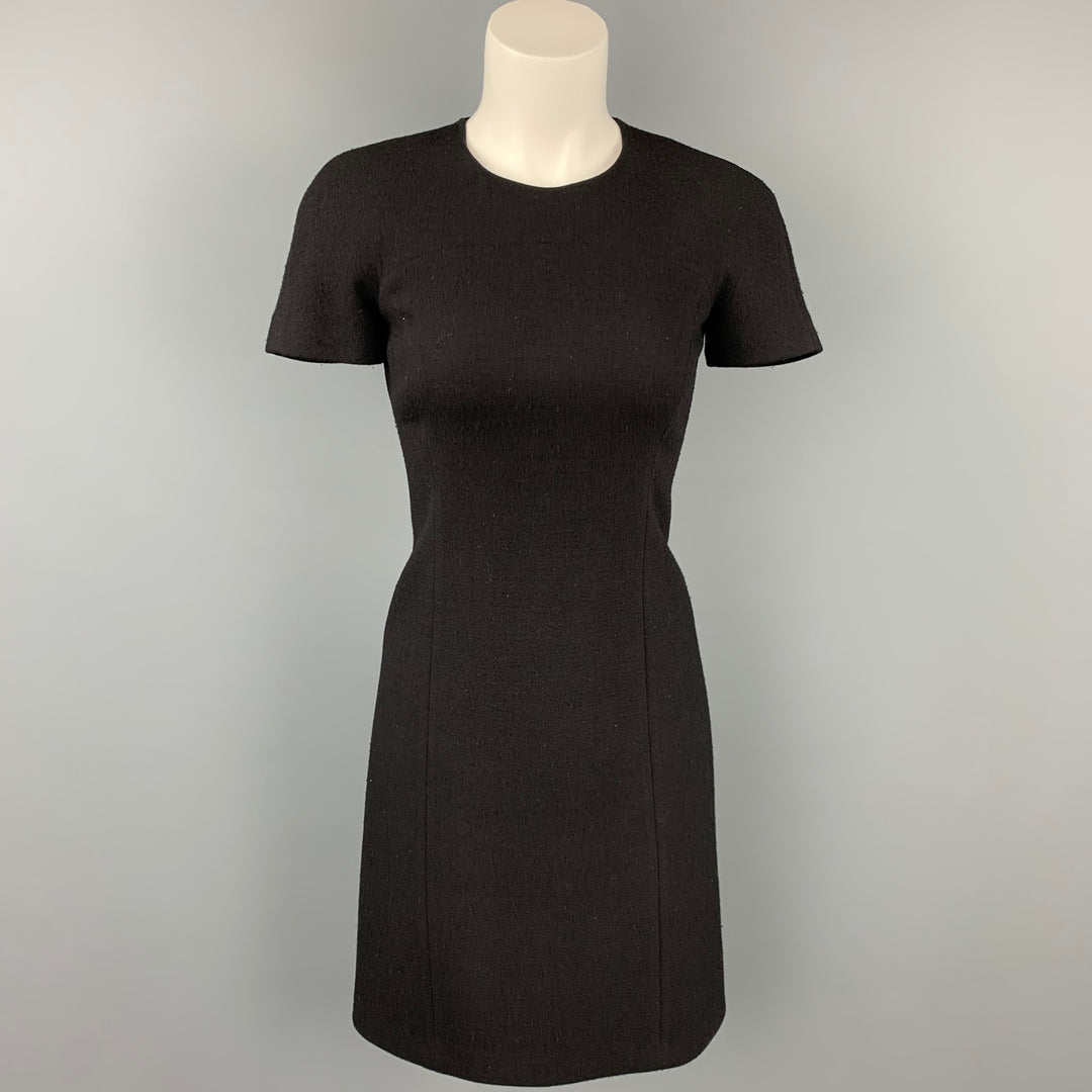 MICHAEL KORS Size 0 Black Crepe Shift Dress