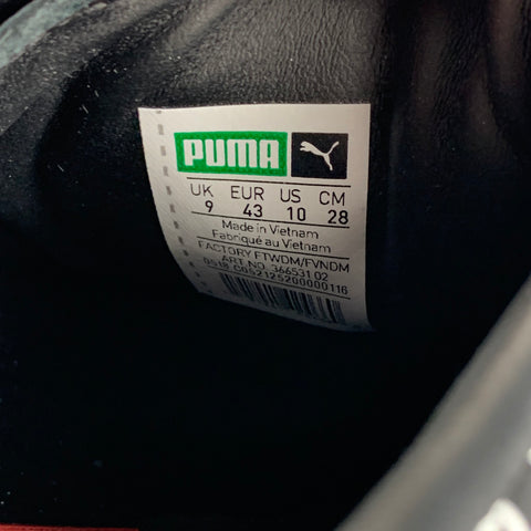 PUMA x Shantell Martin Taille 10 Baskets en cuir blanc noir