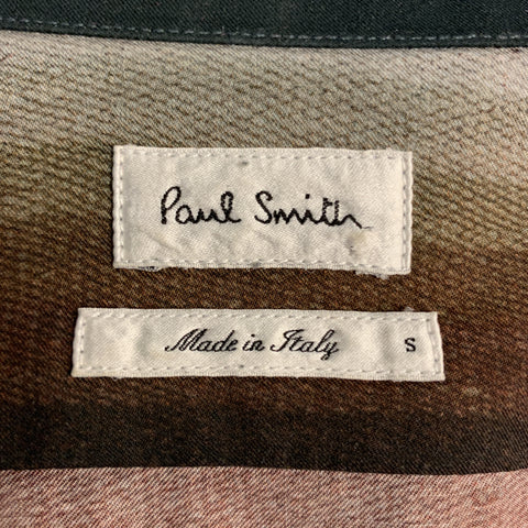 PAUL SMITH Size S Stripe Multi-Color Cotton Button Up Long Sleeve Shirt