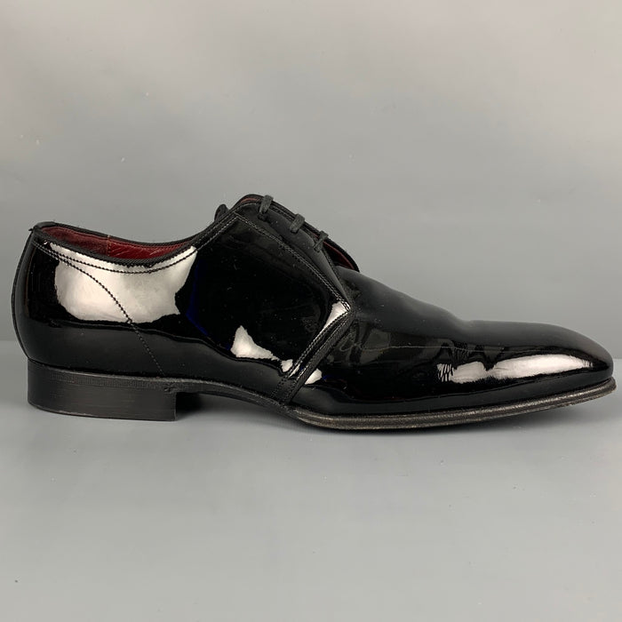 DOLCE &amp; GABBANA Talla 9 Zapatos con cordones de cuero negro