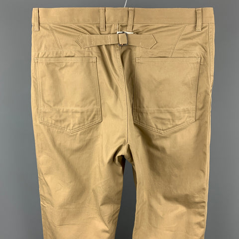 JUNYA WATANABE Size L Khaki Cotton High Waisted Casual Pants