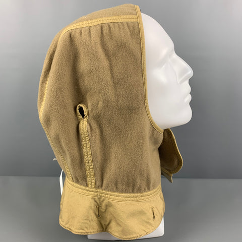 TEN C Size L Khaki Wool Polyamide Hood