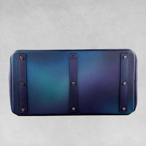 Hermès SS19 Ombré Haut à Courroies Cosmos HAC 50 Nuit Violet Limited Edition Bag