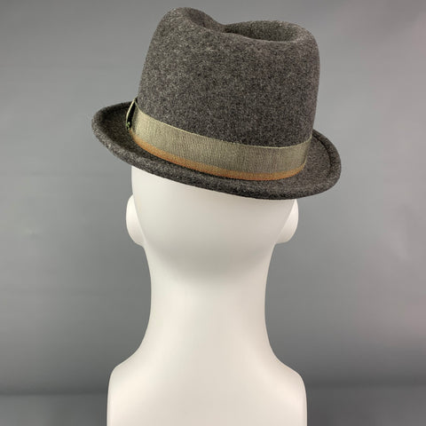 RAG & BONE Size S Gray Textured Wool Hat