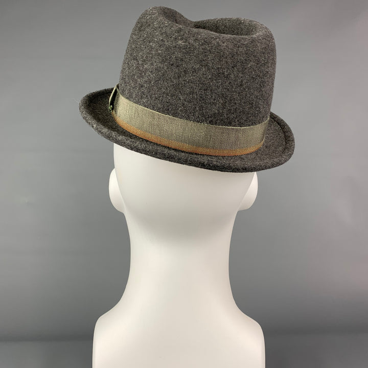 RAG & BONE Size S Gray Textured Wool Hat