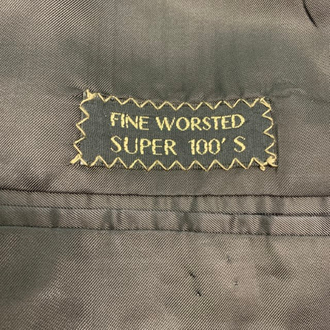 ERMENEGILDO ZEGNA Taille 40 Manteau de sport à revers en laine noire