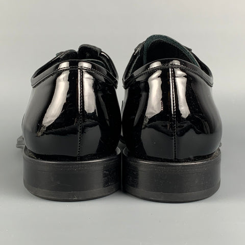 ALLEN EDMONDS Size 10 Black Leather La Scala Lace Up Shoes