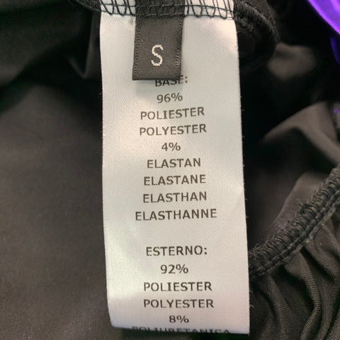 THE ANDAMANE Vestido de manga larga fruncido de poliéster y elastano talla S Morado