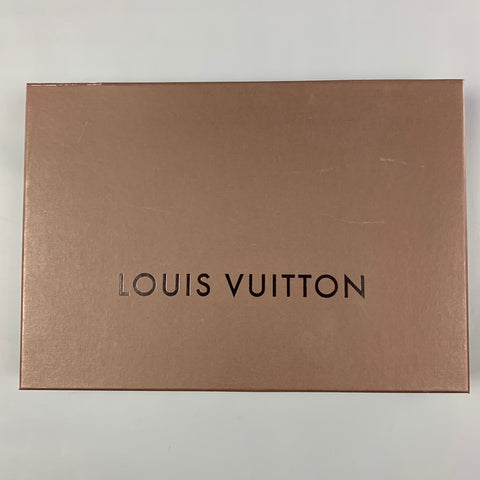 LOUIS VUITTON Blue Black Jacquard Silk Scarf