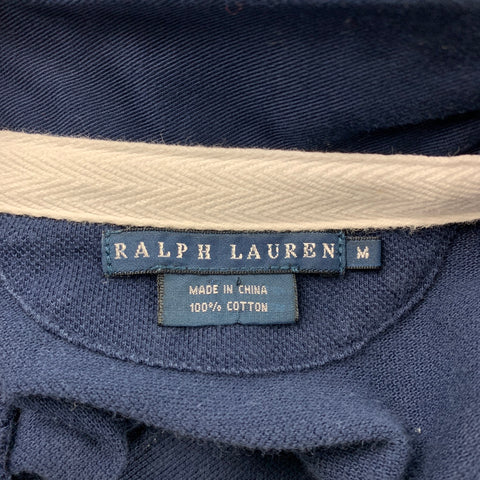 RALPH LAUREN Blue Label Size M Multi-Color Jersey Color Block Cotton Sleeveless T-shirt
