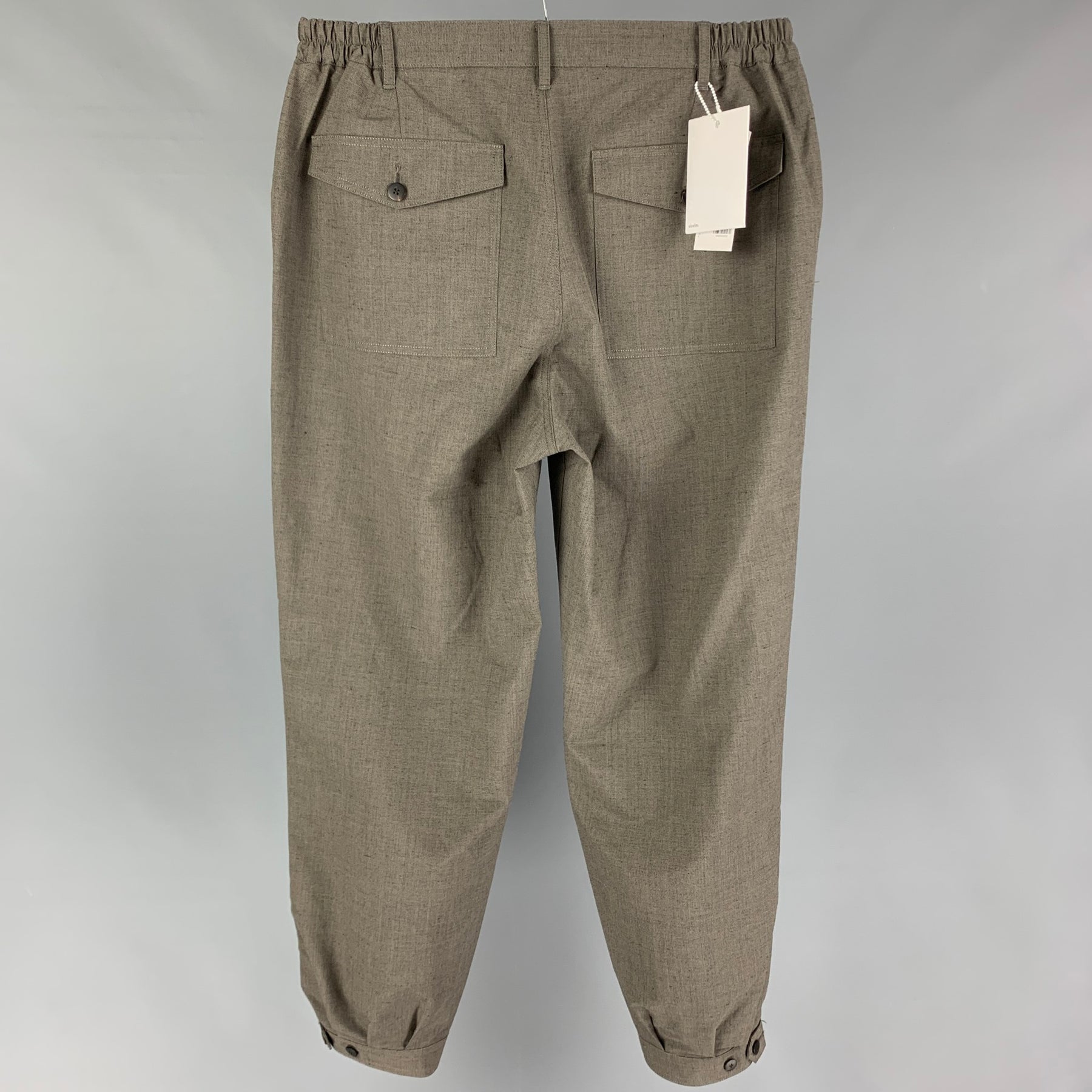 VISVIM Size L Grey Cotton Zip Fly Carroll Trouser Pants – Sui Generis  Designer Consignment