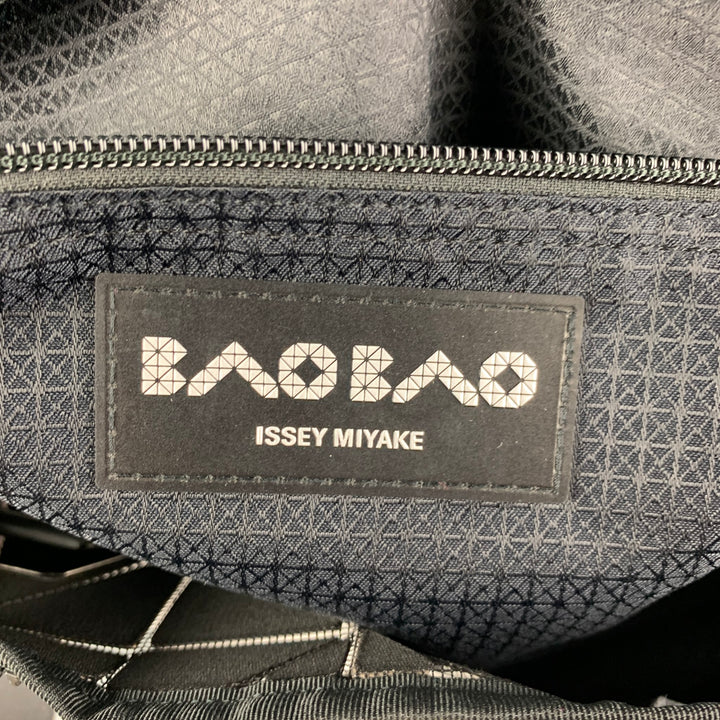 ISSEY MIYAKE BAO BAO White Black Geometric Acetate Tote Bag