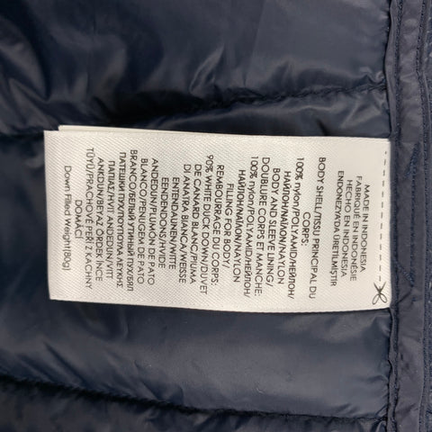 POLO by RALPH LAUREN Size M Navy Quilted Nylon Snaps Jacket